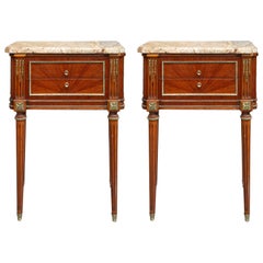 Pair of Louis XIV Style Two Drawer Chests