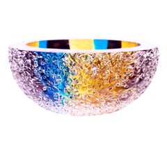 CYM Crystal Color Bowls, Handmade Contemporary Luxury Glass Vessel