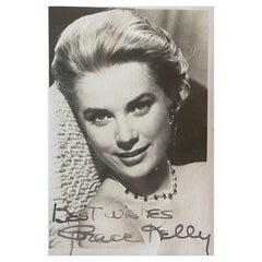 Vintage Grace Kelly Signed Photograph