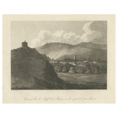 Vue ancienne de Tula, le Sheffield de Russie, près de Moscou, Russie, 1811