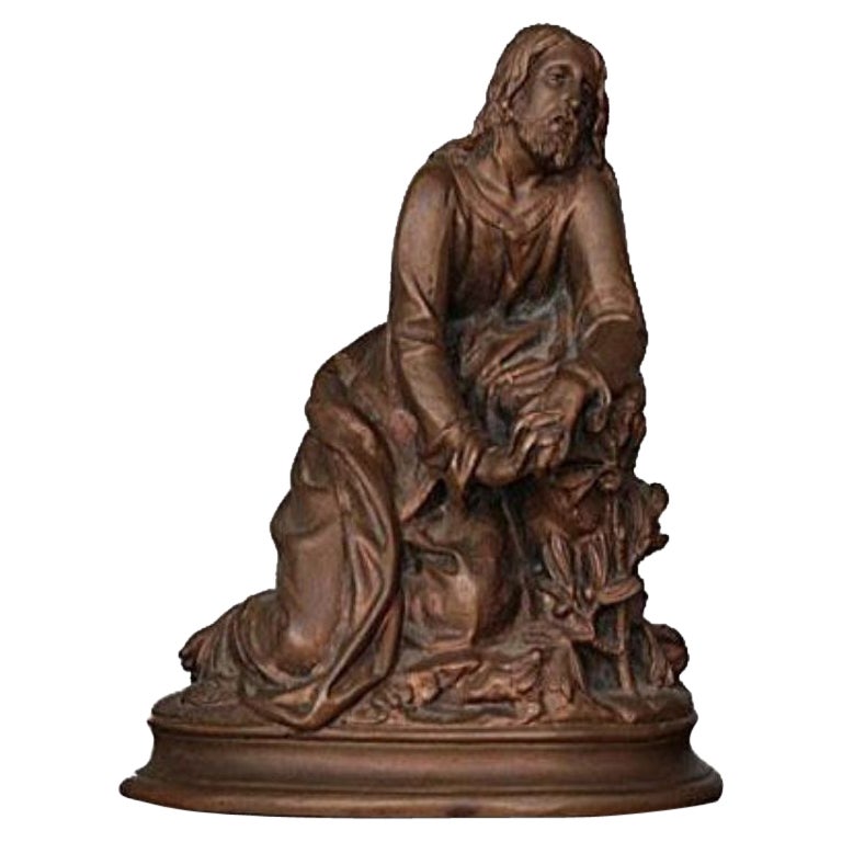 Christ in Bronze, Late 19th Century For Sale