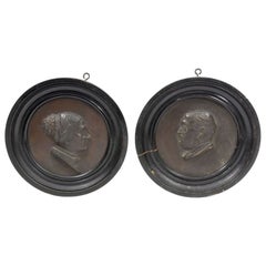 Pair of Decorative Bronze Medallions