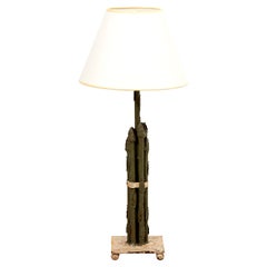 Vintage Tole Asparagus Lamp