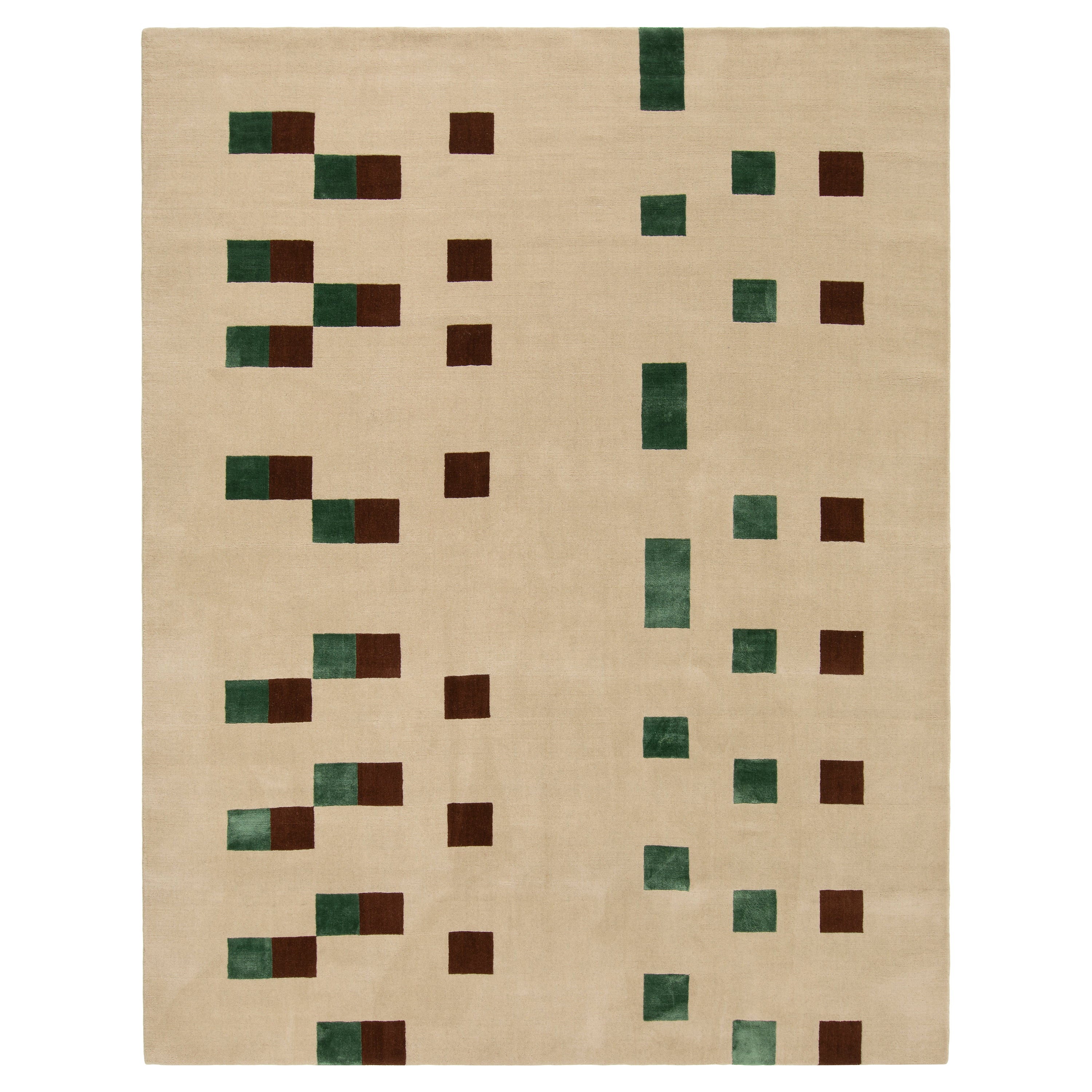 cc-tapis Hello Sonia! Rhapsody 3 in Light Green by Studiopepe For Sale