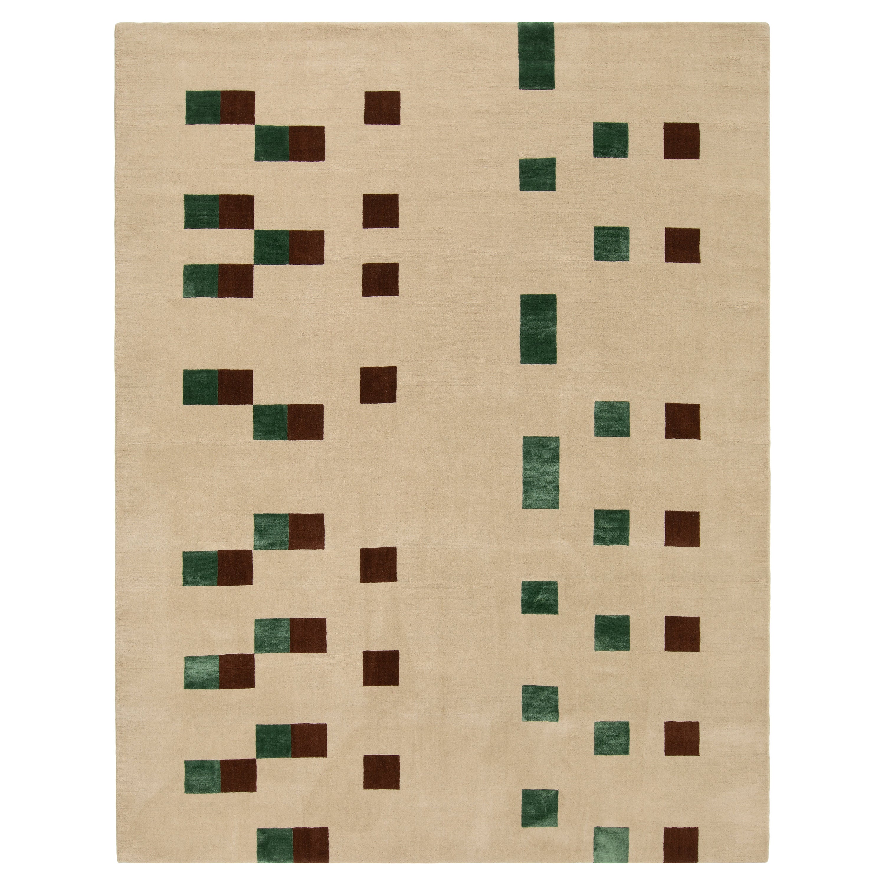 cc-tapis Bonjour Sonia ! Rhapsody 3 en vert clair par Studiopepe en vente