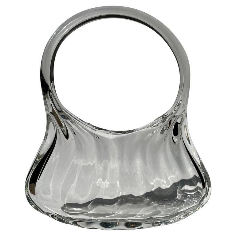 Glass Handbag by Raiffe in Crystal Clear For Sale