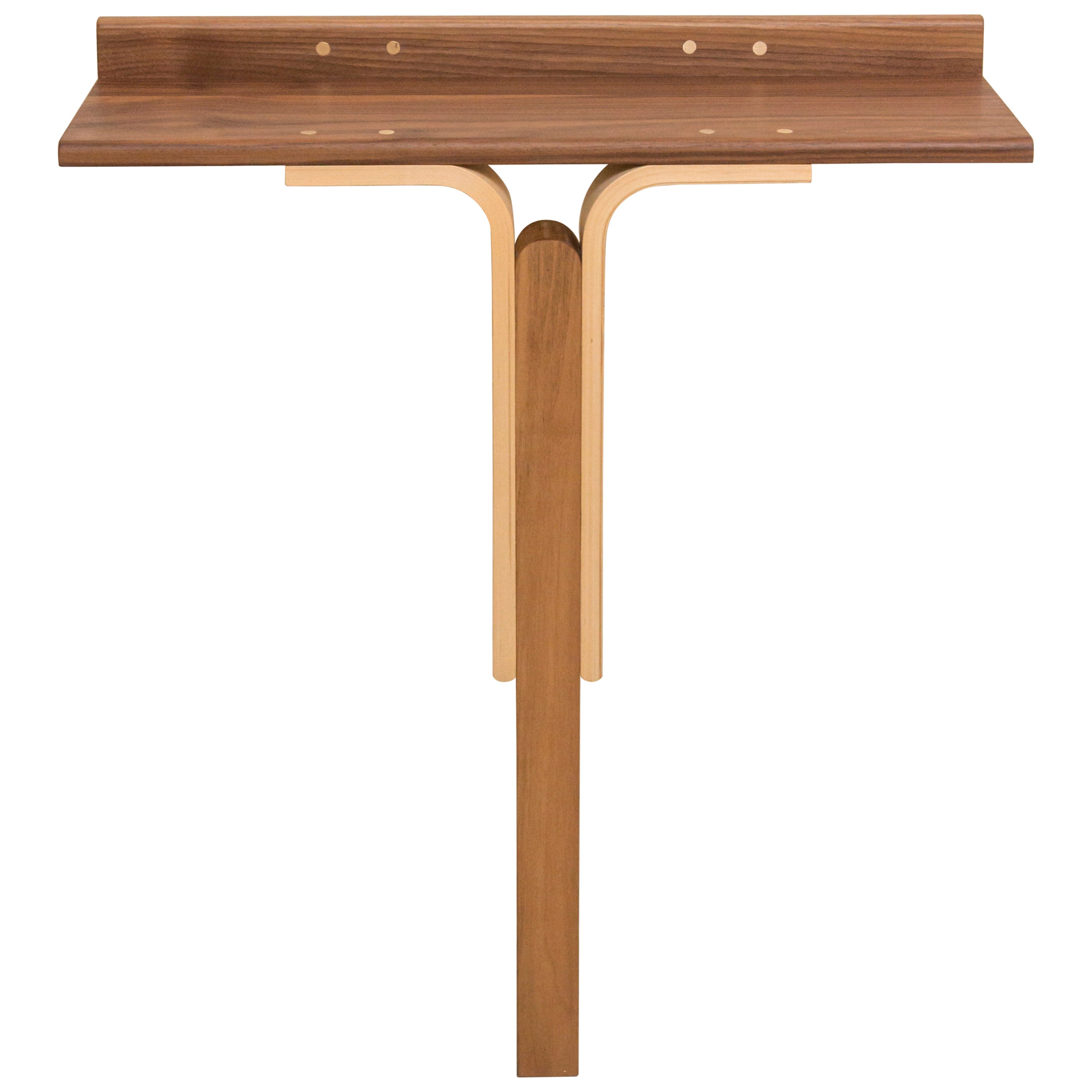 21st Century Contemporary Wood Console Table Handmade in Italy by Ilaria Bianchi For Sale