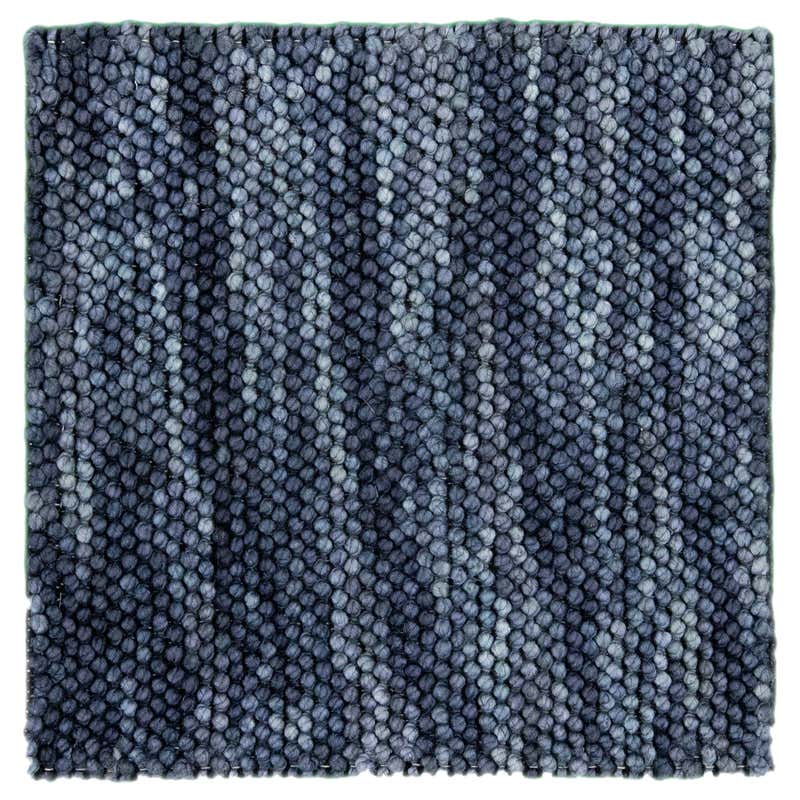 Lichen Blue Orange Organic Vibrant Natural Rug Standard Size For Sale ...