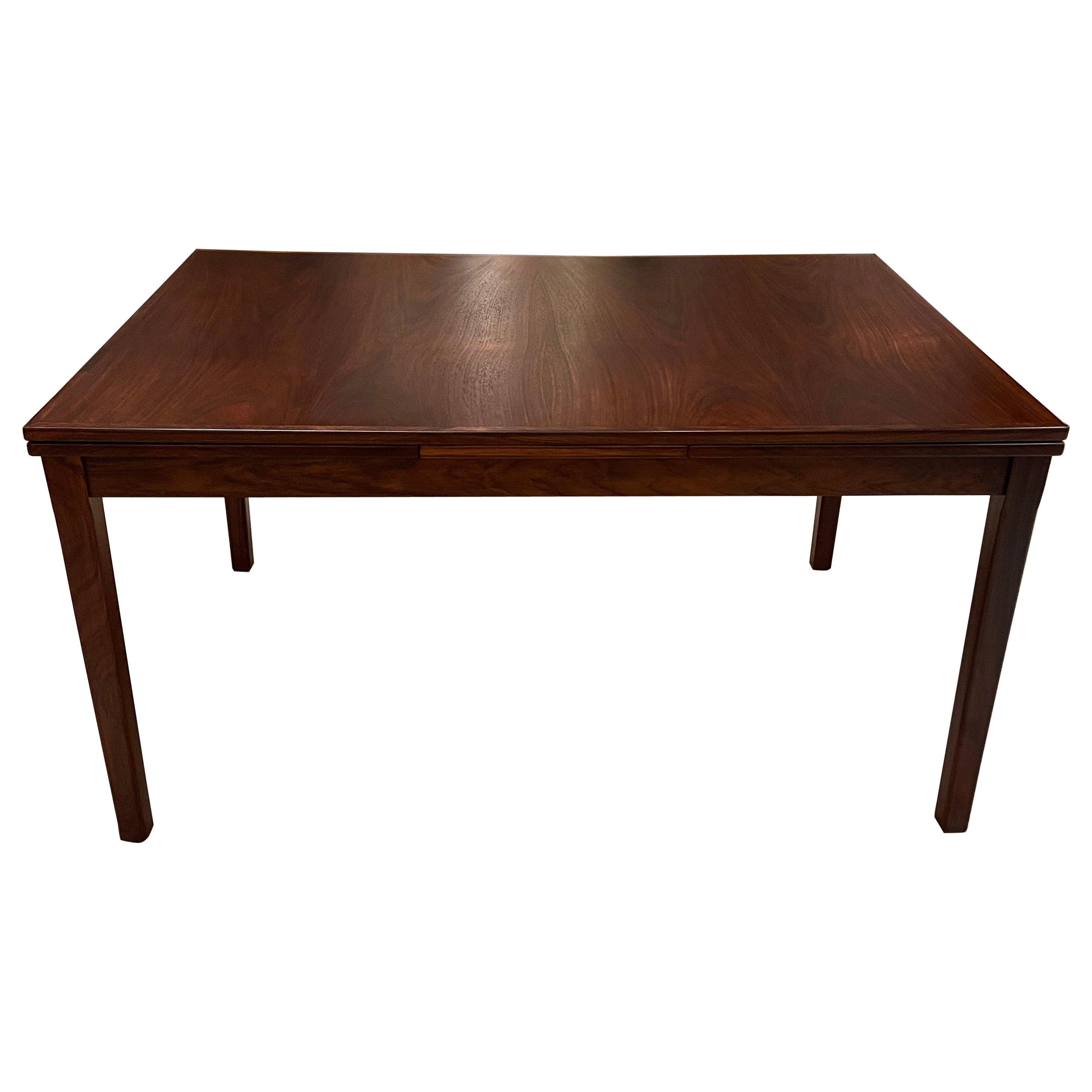 Scandinavian Modern Rosewood Extension Dining Table