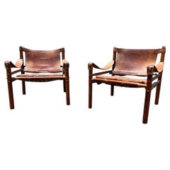 Pair of Sirocco Safari Chairs by Arne Norell, Circa 1960s