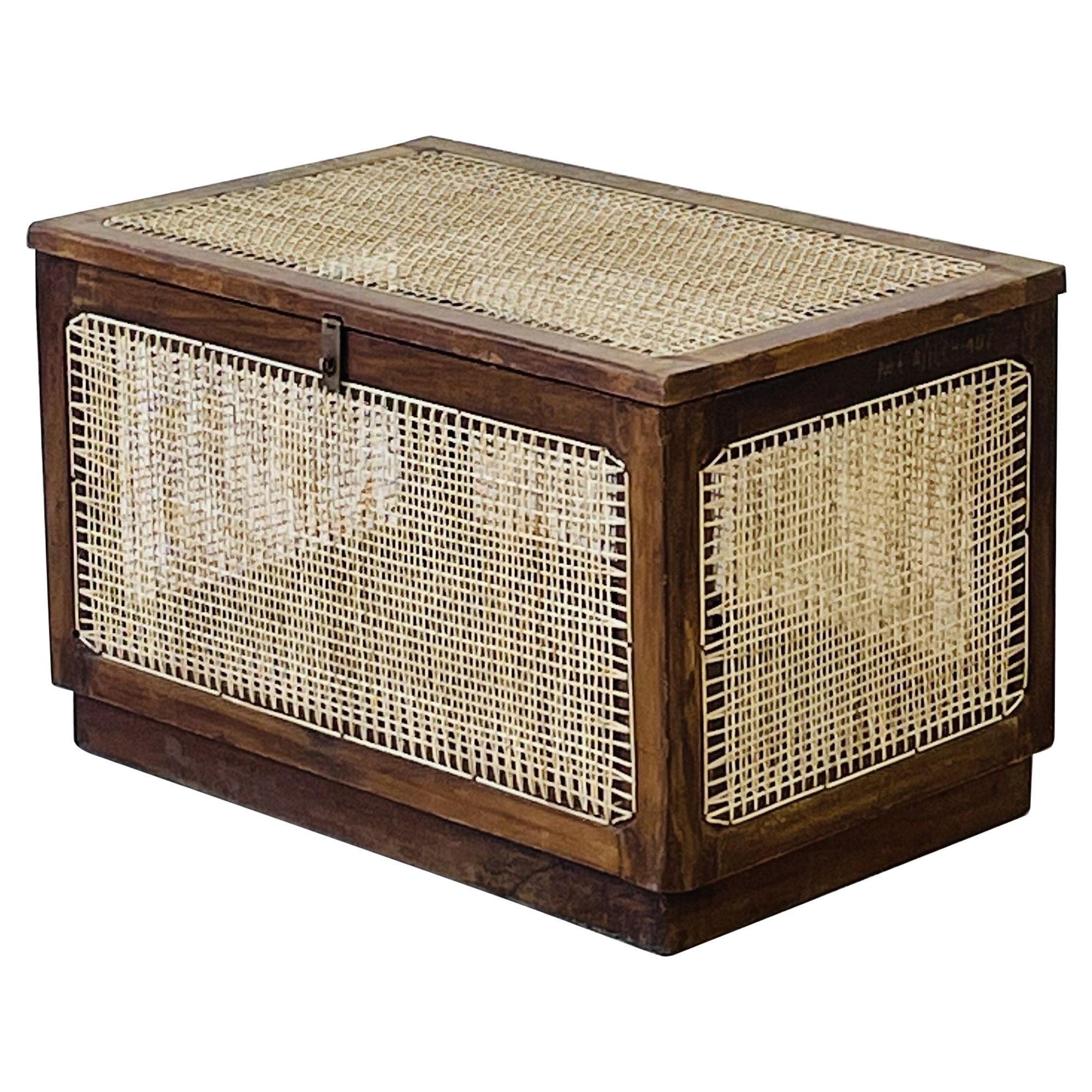 Pierre Jeanneret Linen Basket / Box / Storage, Mid-Century Modern