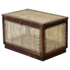 Vintage Pierre Jeanneret Linen Basket / Box / Storage, Mid-Century Modern
