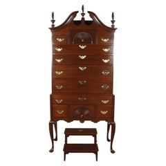 Antique Mahogany 2 Piece Cabinet