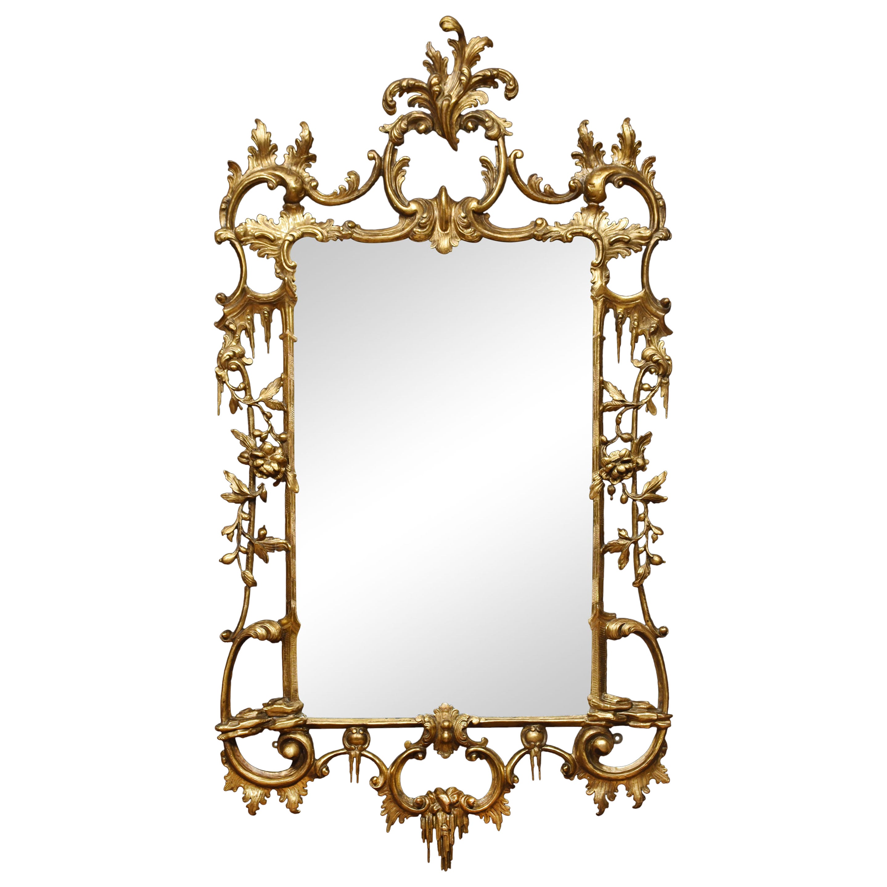 Large Georgian Arched Window Pane Mirrors (H 49 3/4 x W 28 1/2) at