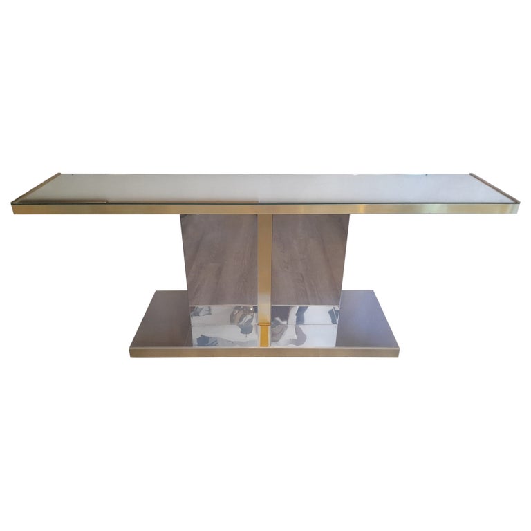 onsole laiton et verre anton Vaud