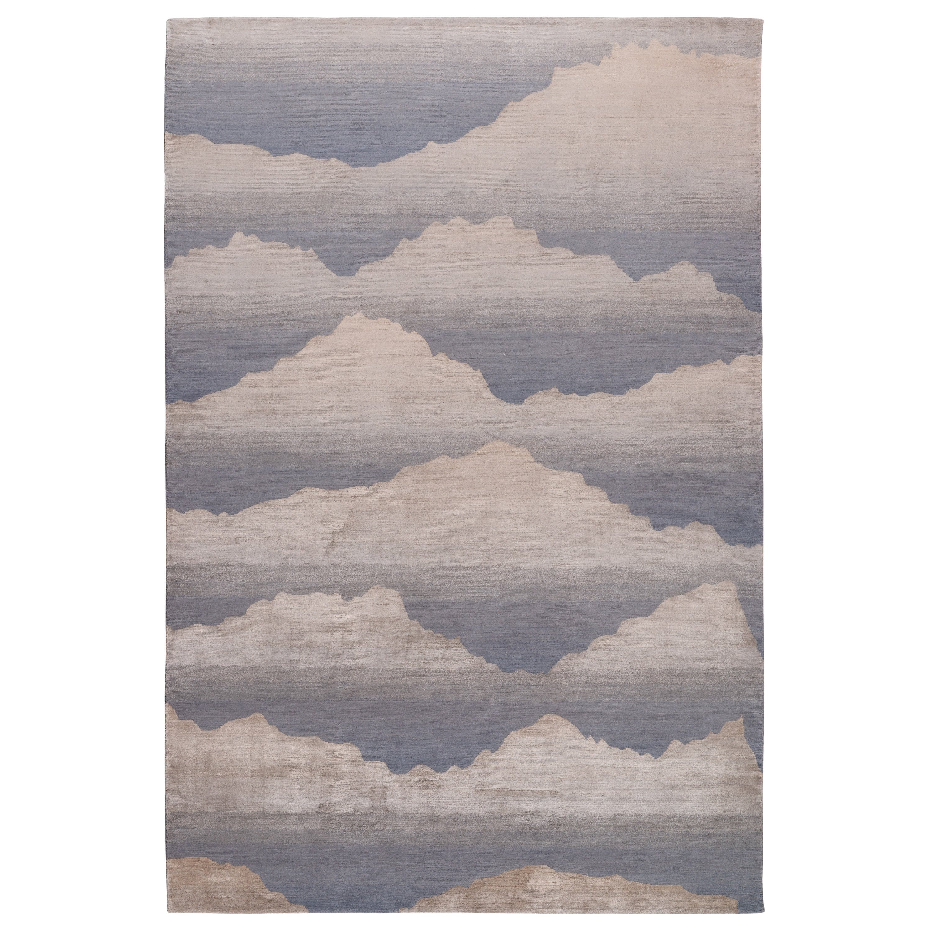 Olympus Hand-knotted Ombre Rug For Sale