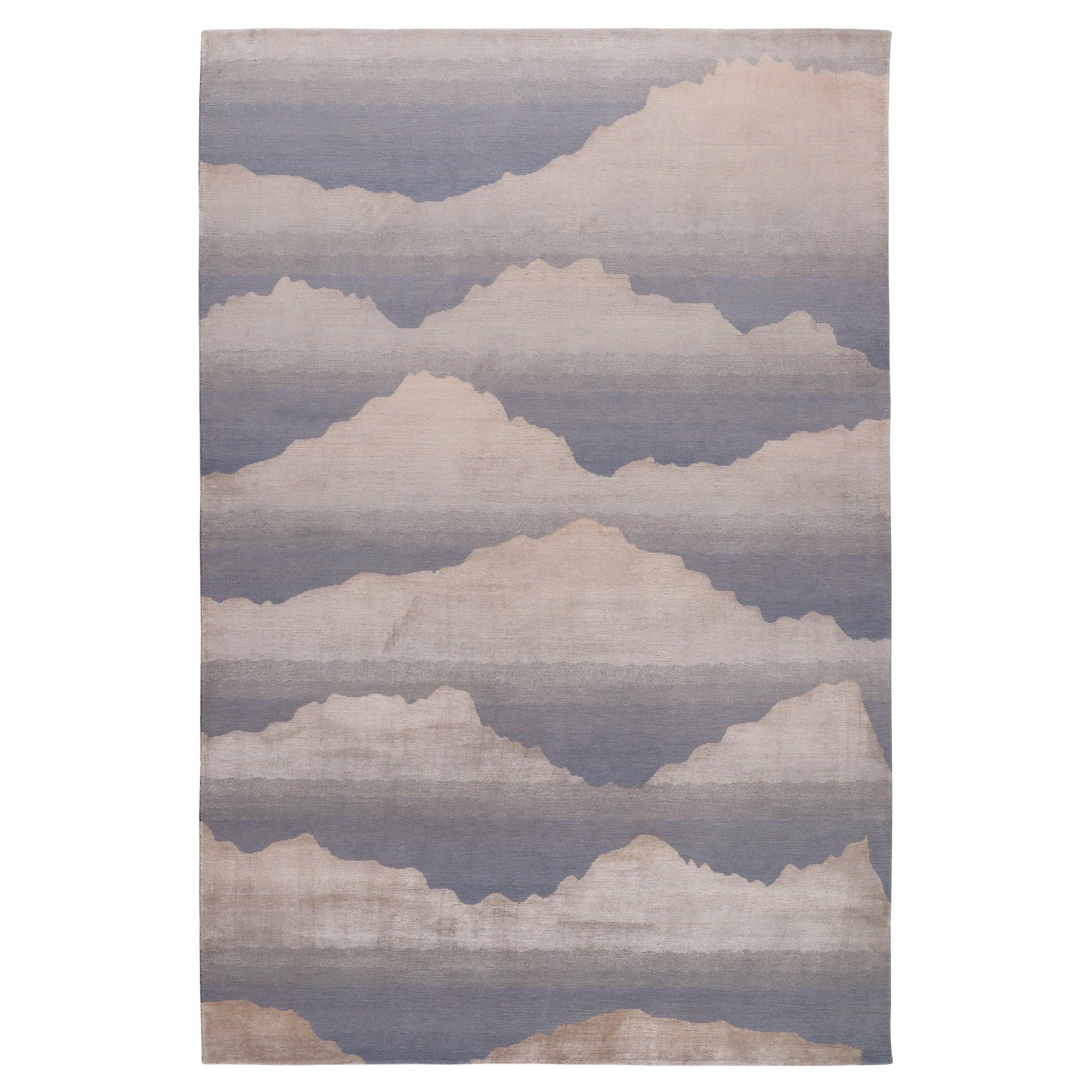 Olympus Hand-knotted Ombre Rug For Sale