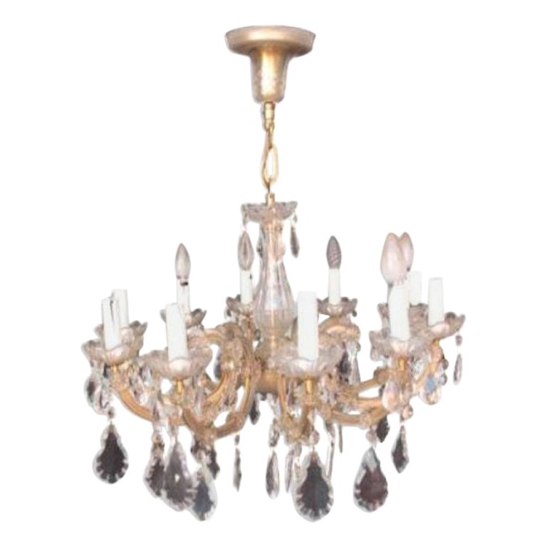 Murano Style Pendant Chandelier, 1960 For Sale