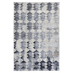 Limen Hand-knotted Tibetan Wool and Silk Rug by Sarabande
