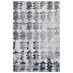Limen Hand-knotted Tibetan Wool and Silk Rug by Sarabande