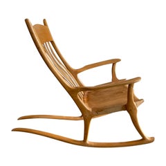 Studio Craft Rocking Chair in the style of Sam Maloof