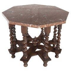 Continental Centre Table with Marble Top