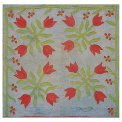 Early 20th Century American Amish Quilt ( 3' 7'' x 3' 9'' - 109 x 114 cm)