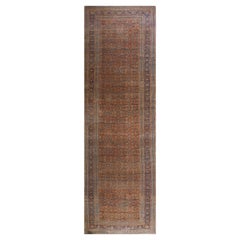 Tappeto Bijar persiano della metà del XIX secolo W. 8' 0'' x 24' 6''