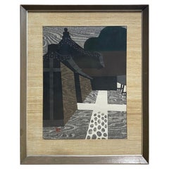 Kiyoshi Saito, signierter japanischer Holzschnitt in limitierter Auflage, Daitoku-ji Kyoto D
