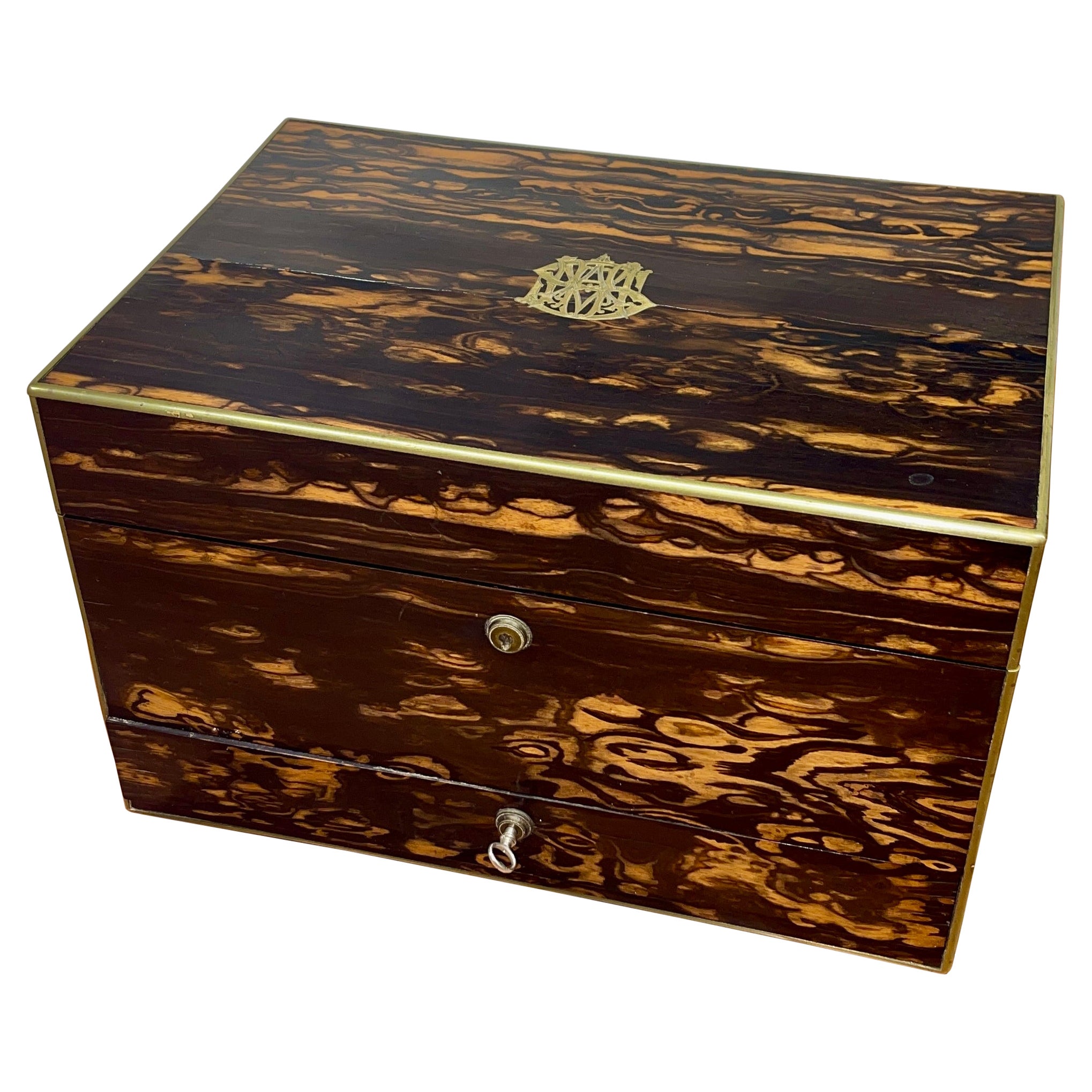 George Betjemann & Sons 19th Century Calamander Box 