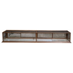 Monumental Used Mercantile Counter Top Display Case c.1920