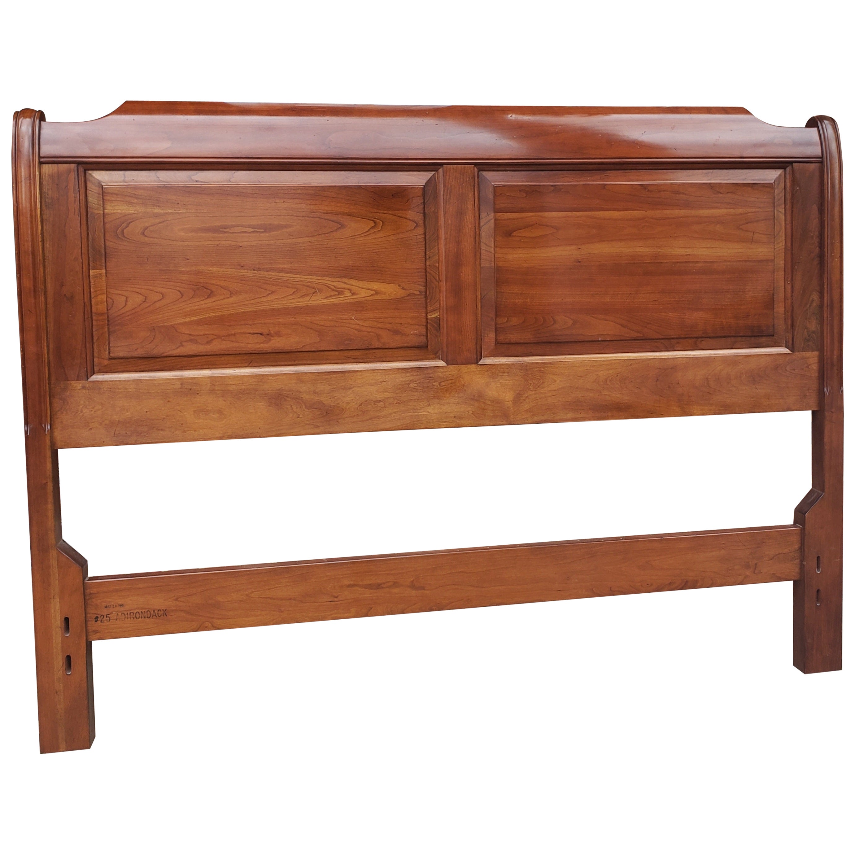 Stickley Solid Cherry Panels Full Size Headboard