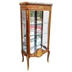 François Linke Transitional Style Display Case End of 19th Century