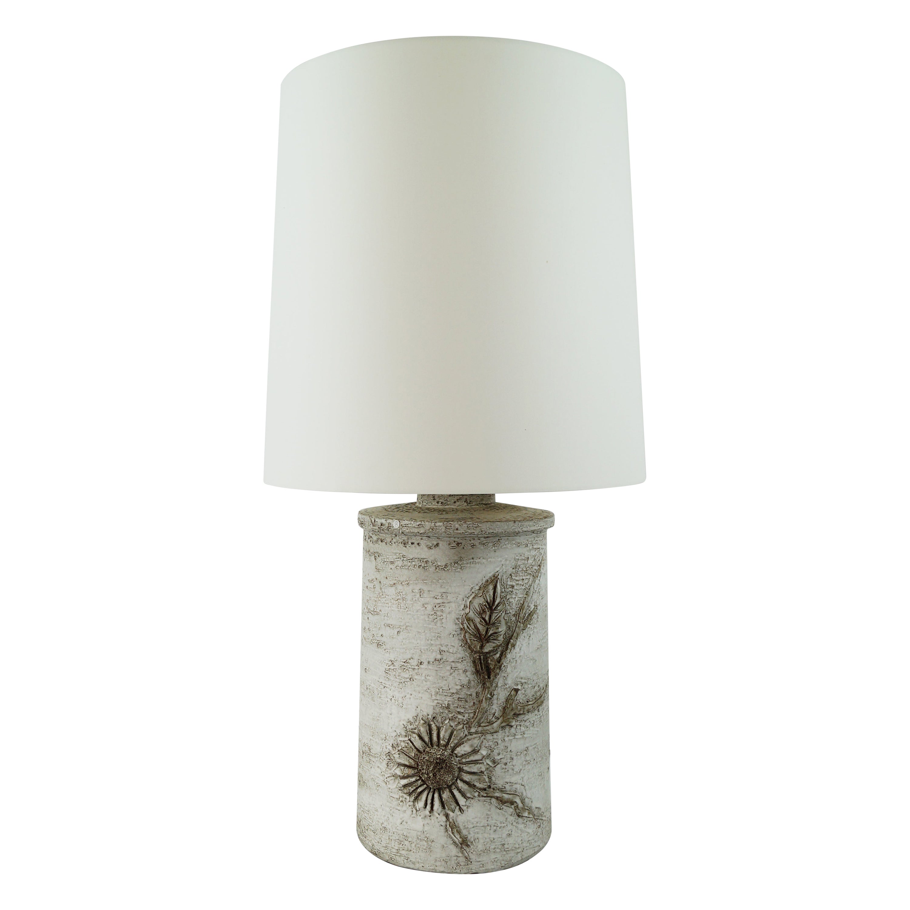 Ceramic Table Lamp by Huguette and Marius Bessone, to Vallauris, circa 1970 For Sale