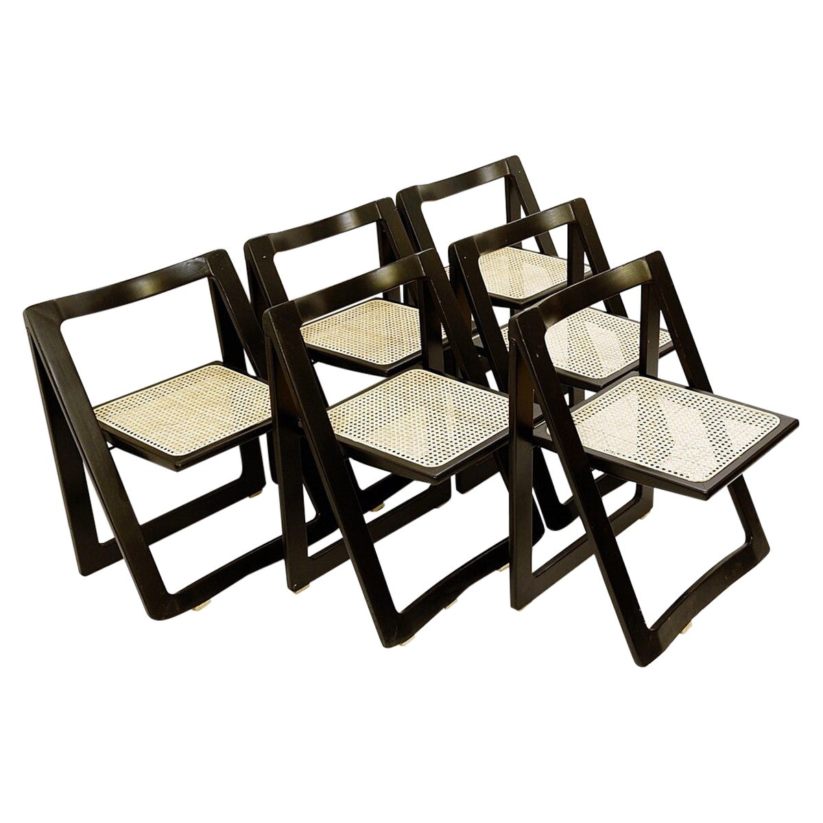 "Trieste" Chairs by Jacober & d'Aniello for Bazzani, 1960's, Set of 6