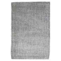 Modern Hand Loom Gray Custom Wool Rug