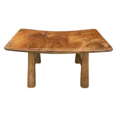 Andrianna Shamaris Mid-Century Couture Wabi Sabi Bench