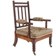 Antique Bobbin Chair, England, circa 1840