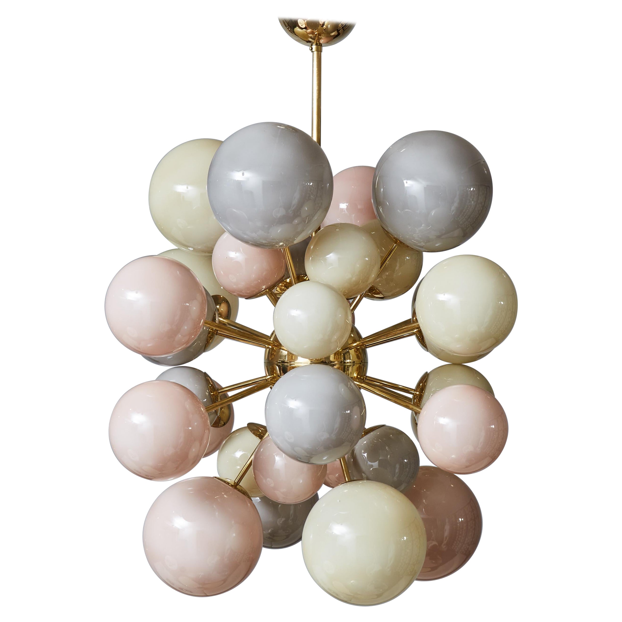 Multicolor Sputnik Chandelier by Studio Glustin For Sale