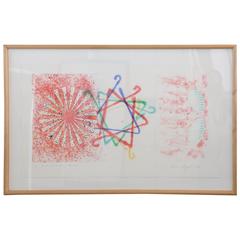 Signed & Numbered James Rosenquist, Number Wheel Dinner Triangle, 1978 11