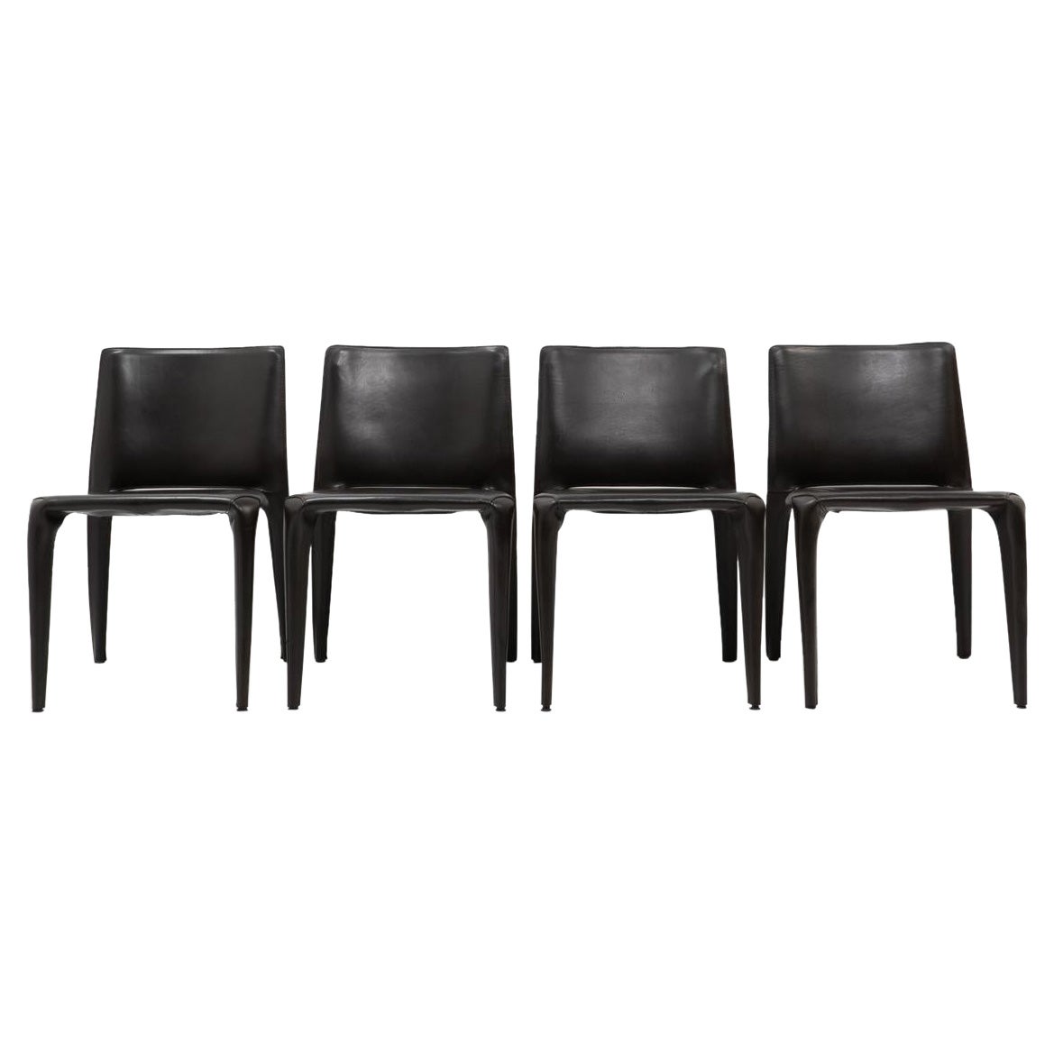 Mario Bellini “Bull” Side Chairs for Cassina, Set of Four, 1990s