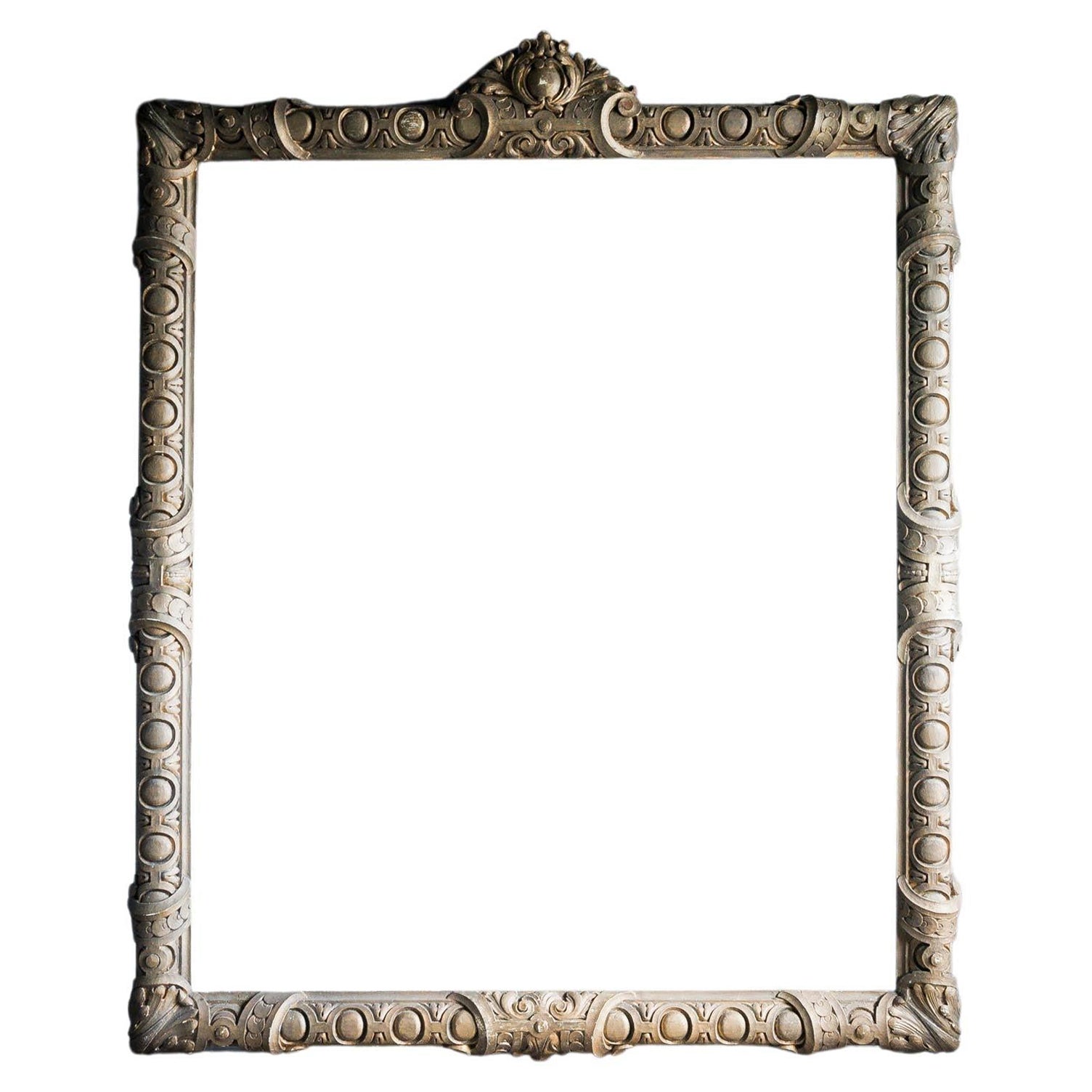 Getty Museum Mirror Frame, Carved Gilt For Sale
