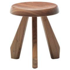 Charlotte Perriand Méribel Wood Stool for Cassina