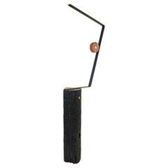 Minimalist Brazilian Handcrafted Floor Lamp ''Reentrâncias'' by Dimitrih Correa