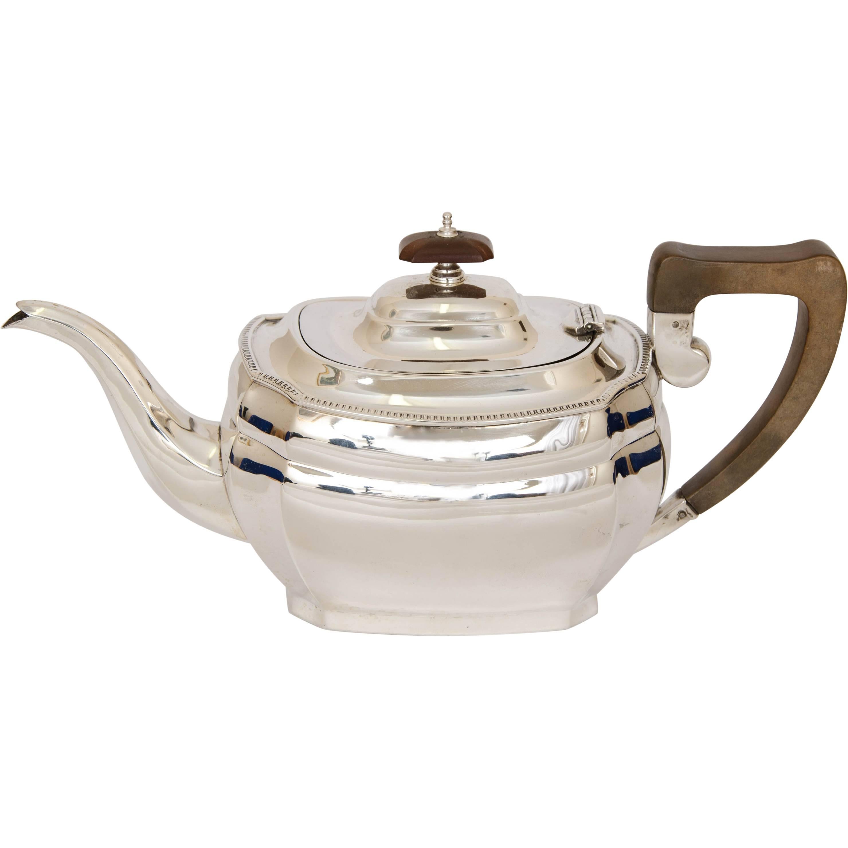 Sterling Silver Tea Pot For Sale