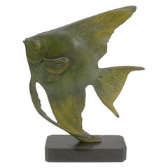 1930 Animal Bronze Scalar Fish