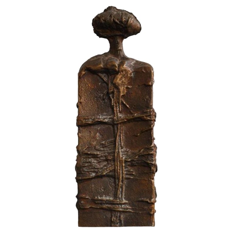 Anthropomorphic Bronze by Sebastiano Fini For Sale