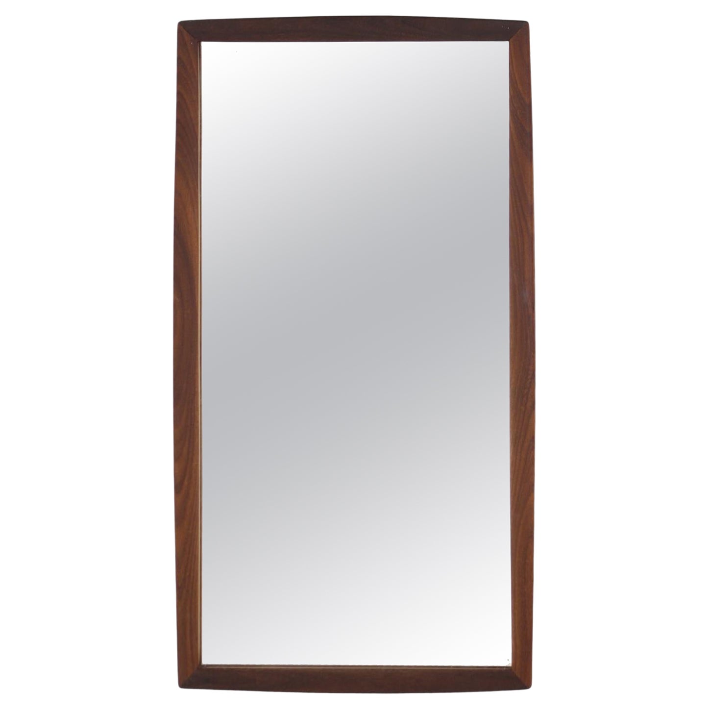 1970s, Teak Wall Mirror, Denmark For Sale