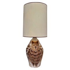 Owl Table Lamp by Georges Pelletier