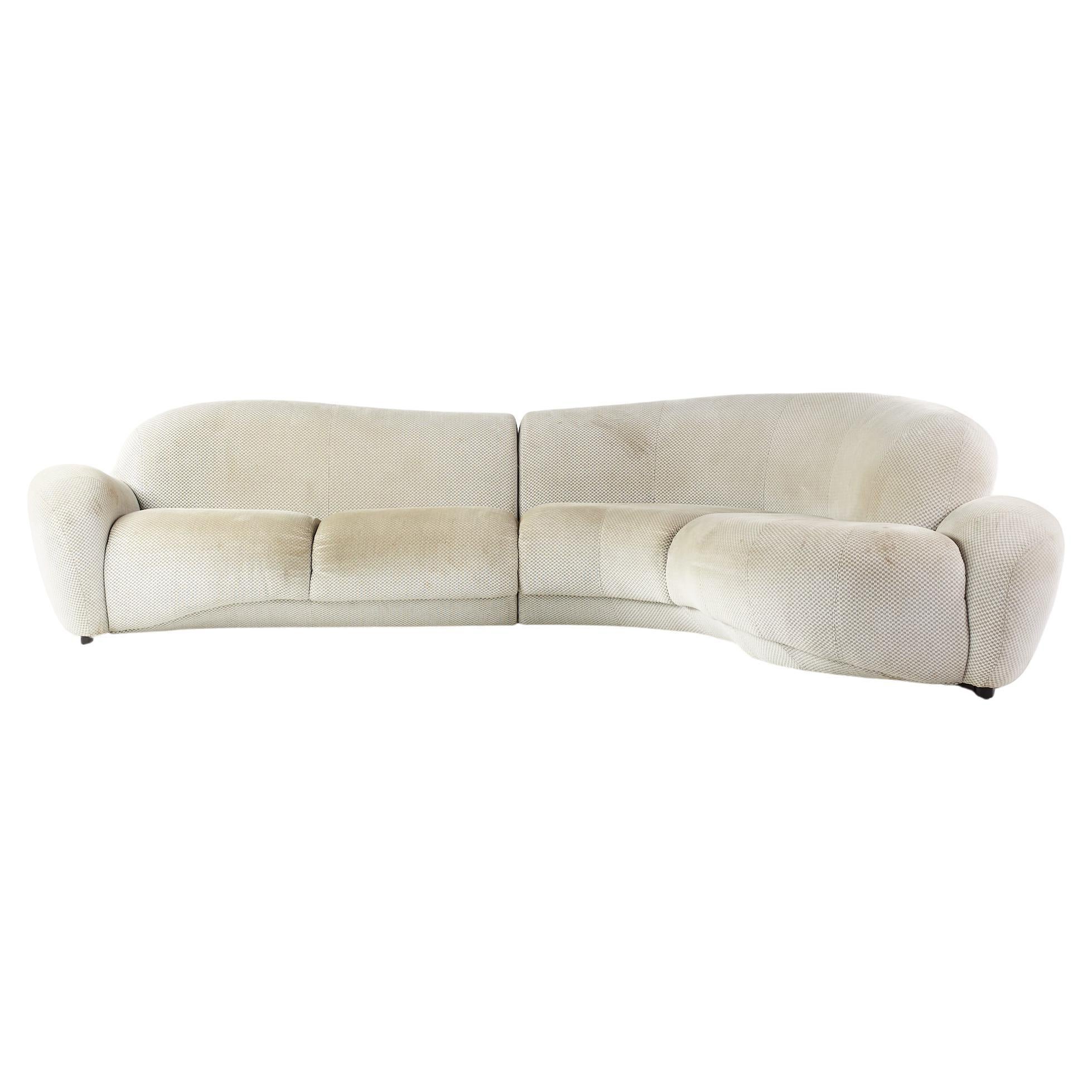 Kagan Style Preview Postmodern Sectional Sofa